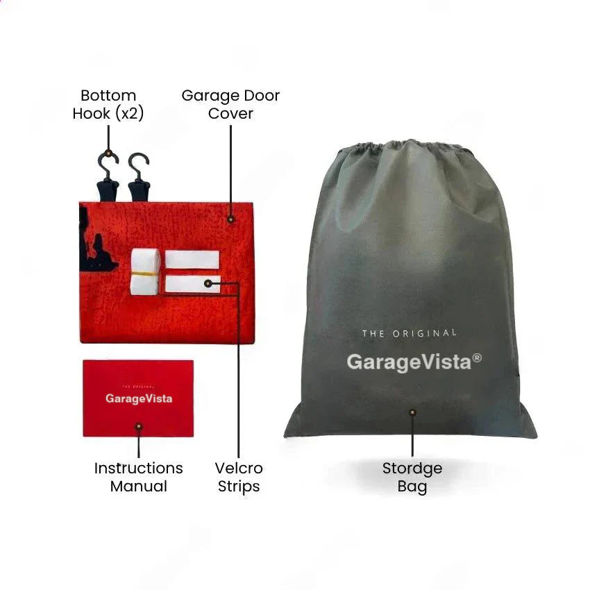 Gingerbread Family | Christmas Garage Door Cover