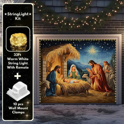 Nativity Scene | Christmas Garage Door Cover