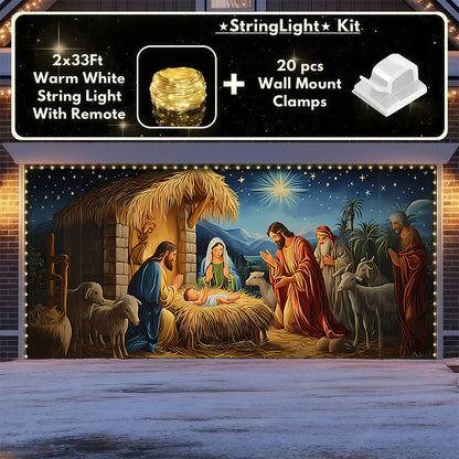 Nativity Scene | Christmas Garage Door Cover