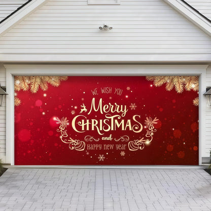 Merry Christmas  | Christmas Garage Door Cover
