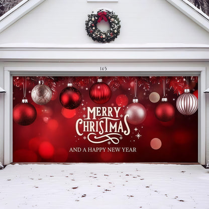 Christmas Ornaments & HNY | Christmas Garage Door Cover