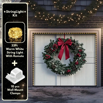 Christmas Wreath | Christmas Garage Door Cover