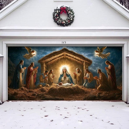 Nativity Scene | Christmas Garage Door Cover